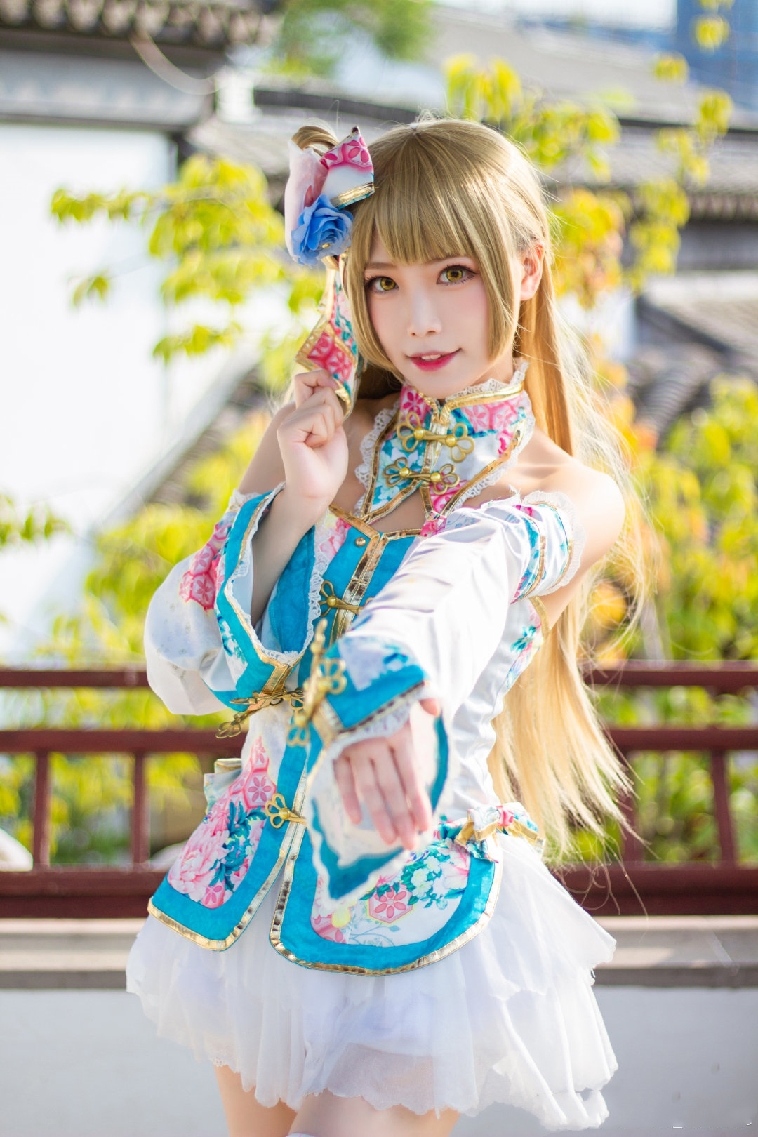 lovelive南小鸟旗袍cos,"把你们都变成小鸟的点心"