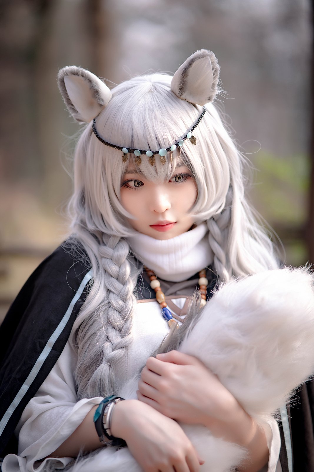 明日方舟初雪cosplay