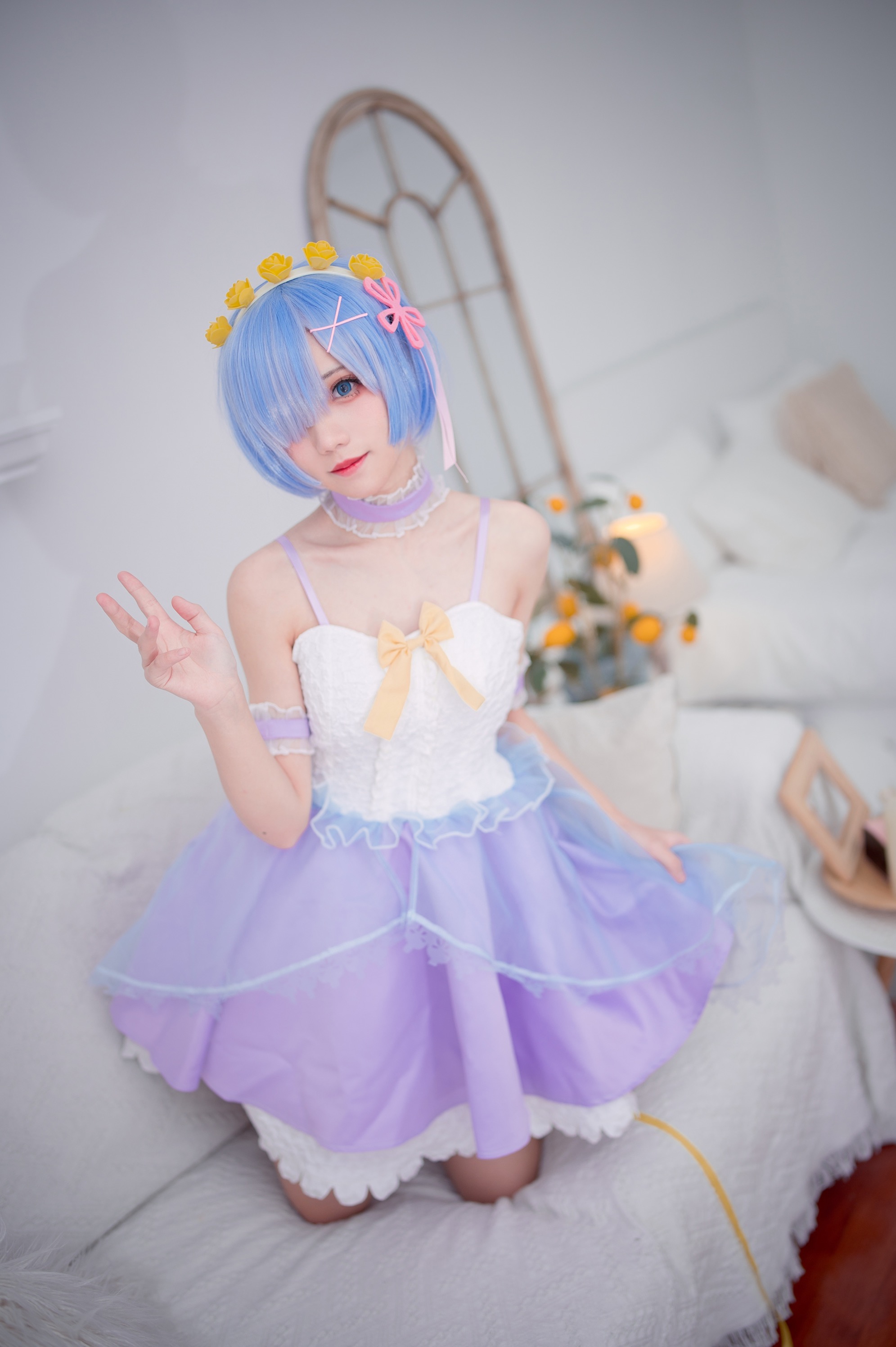 cosplay欣赏丨雷姆·clear dress丨花柒hana
