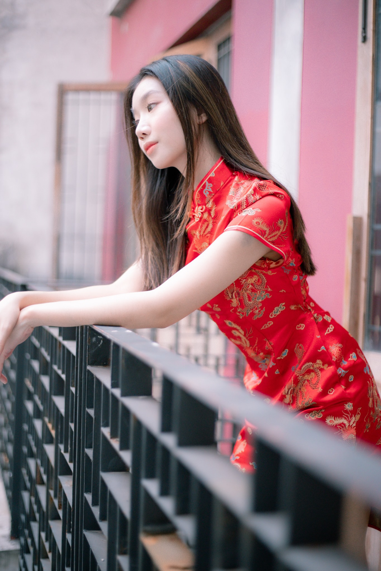 中国红,旗袍美女摄影集