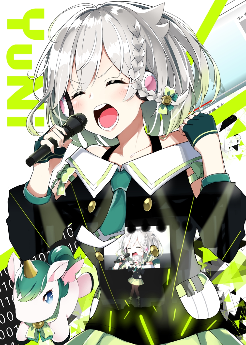 日漫风格卡通少女精美插画图集!p站日本画师炒芽もやし的插画作品