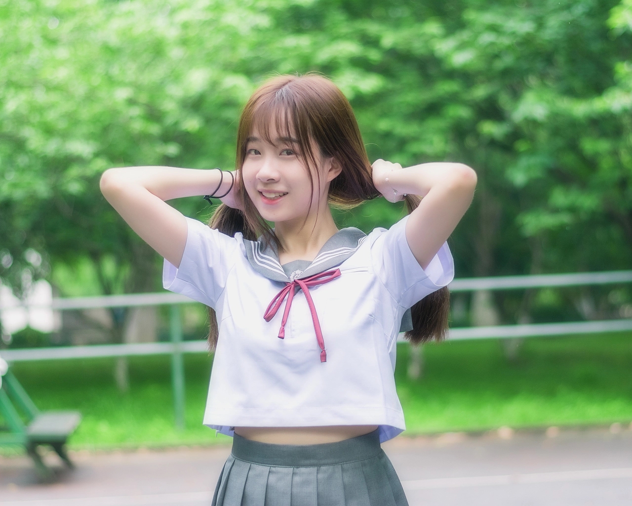 日系校园jk制服摄影写真