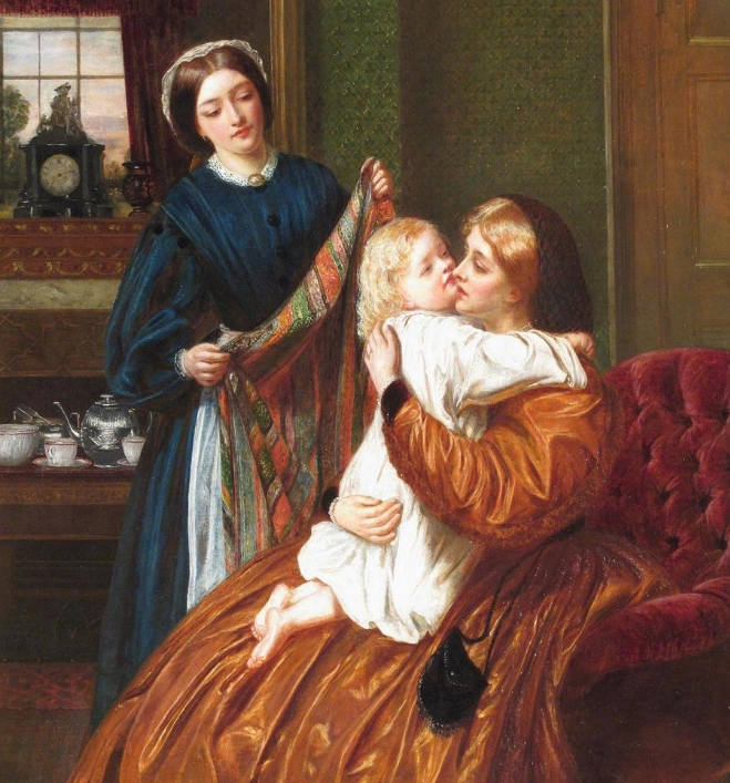 欧洲名画中的母与子