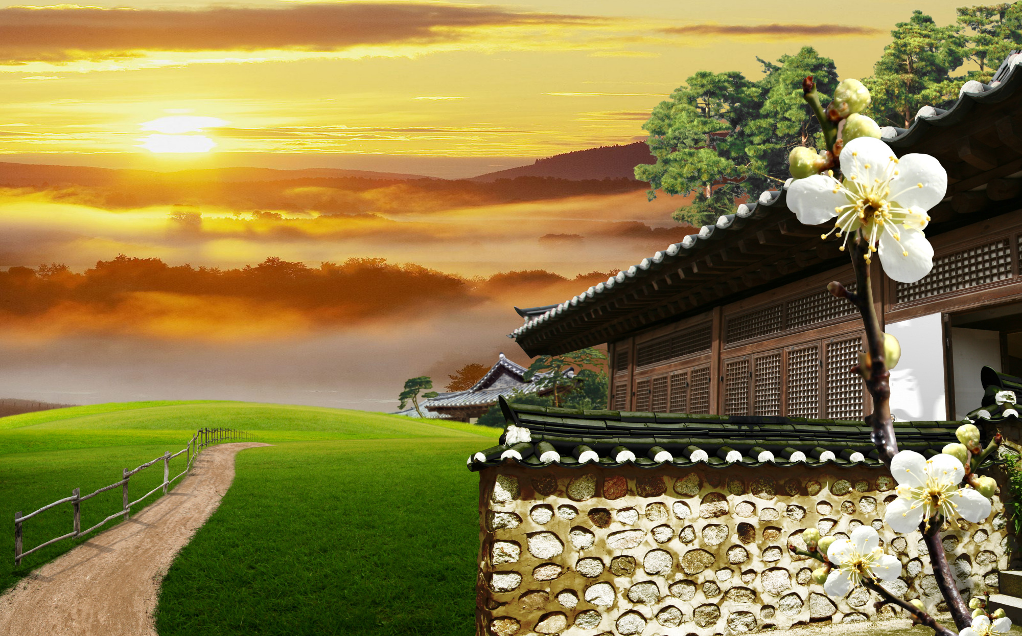 高清大图素材摄影韩式自然背景图31