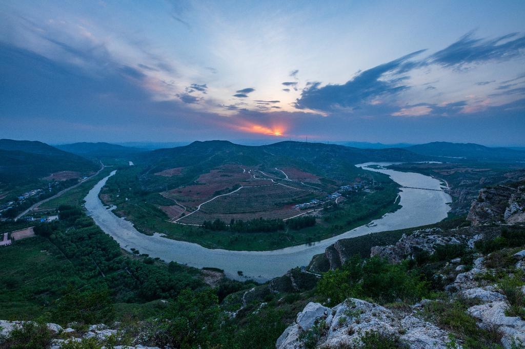 风光摄影:大凌河第一湾
