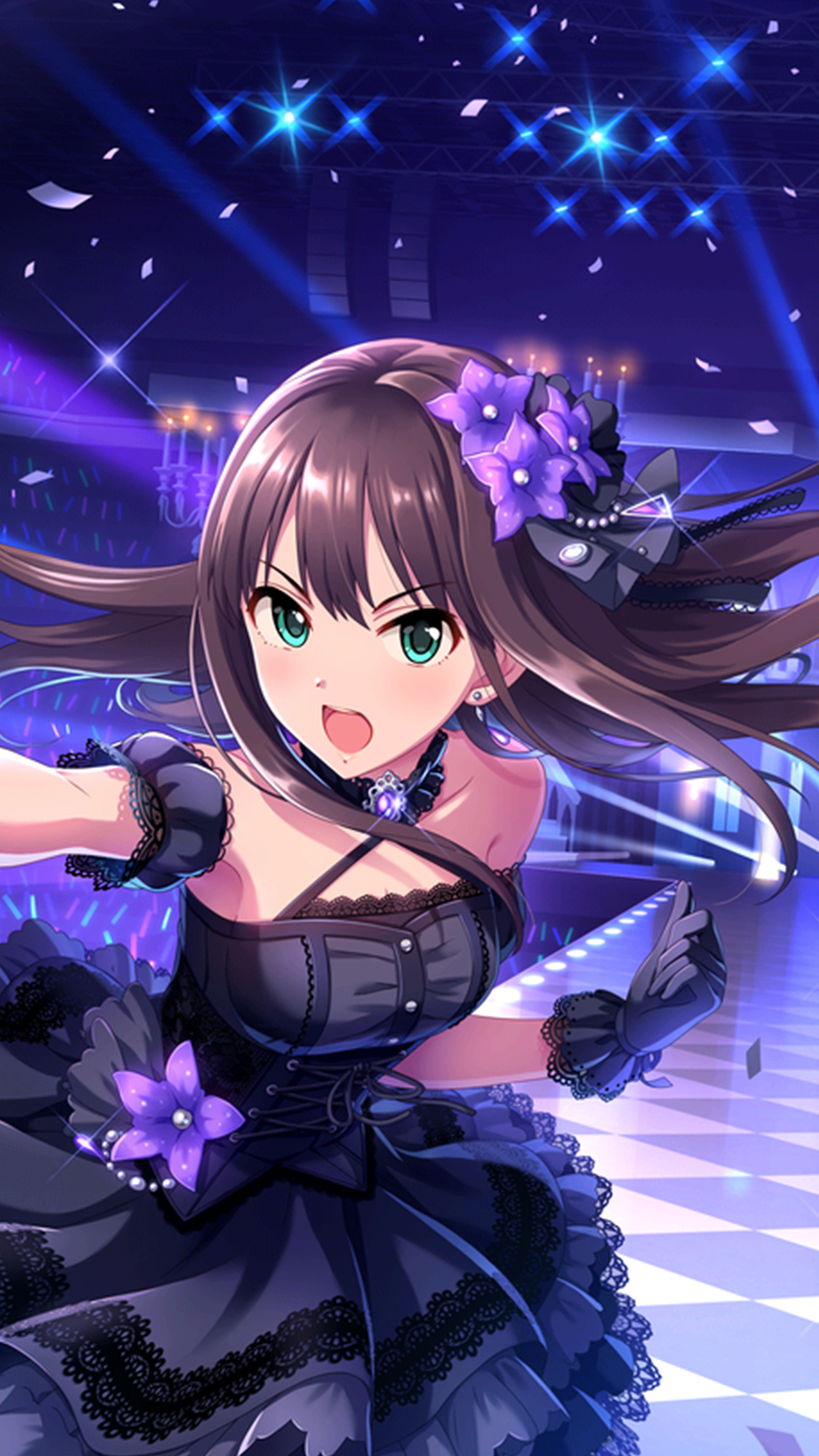 《偶像大师灰姑娘女孩》动漫手机壁纸分享,歌唱梦想的青春美少女