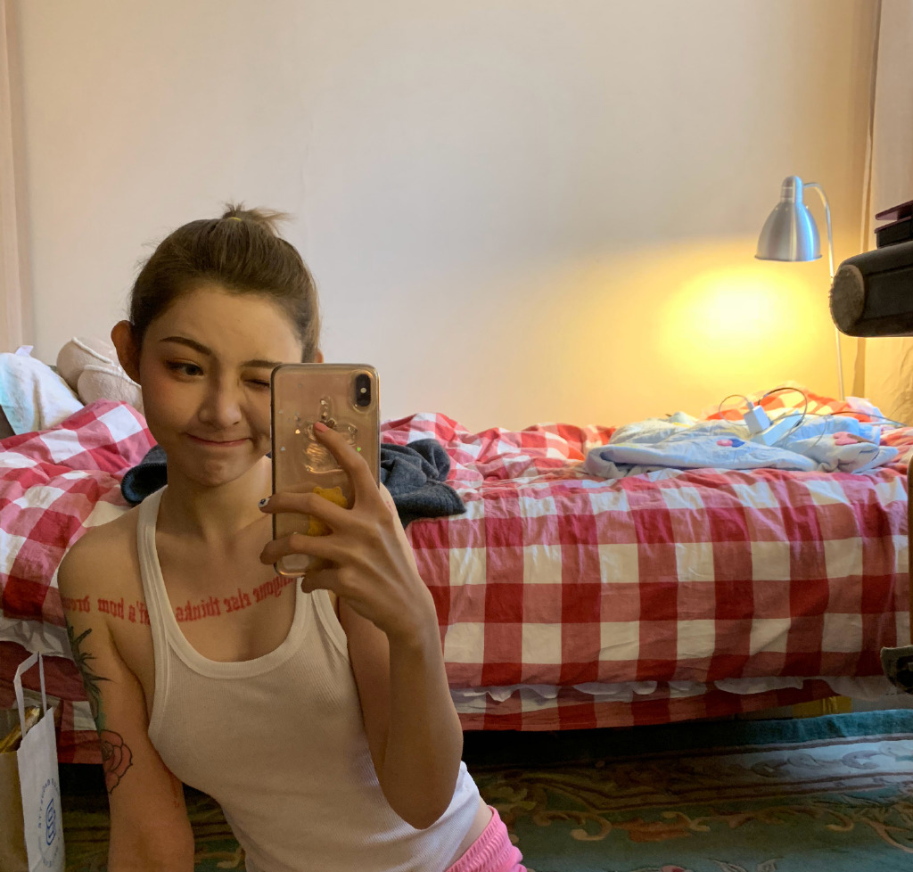 网红痞幼素颜照,清纯可爱