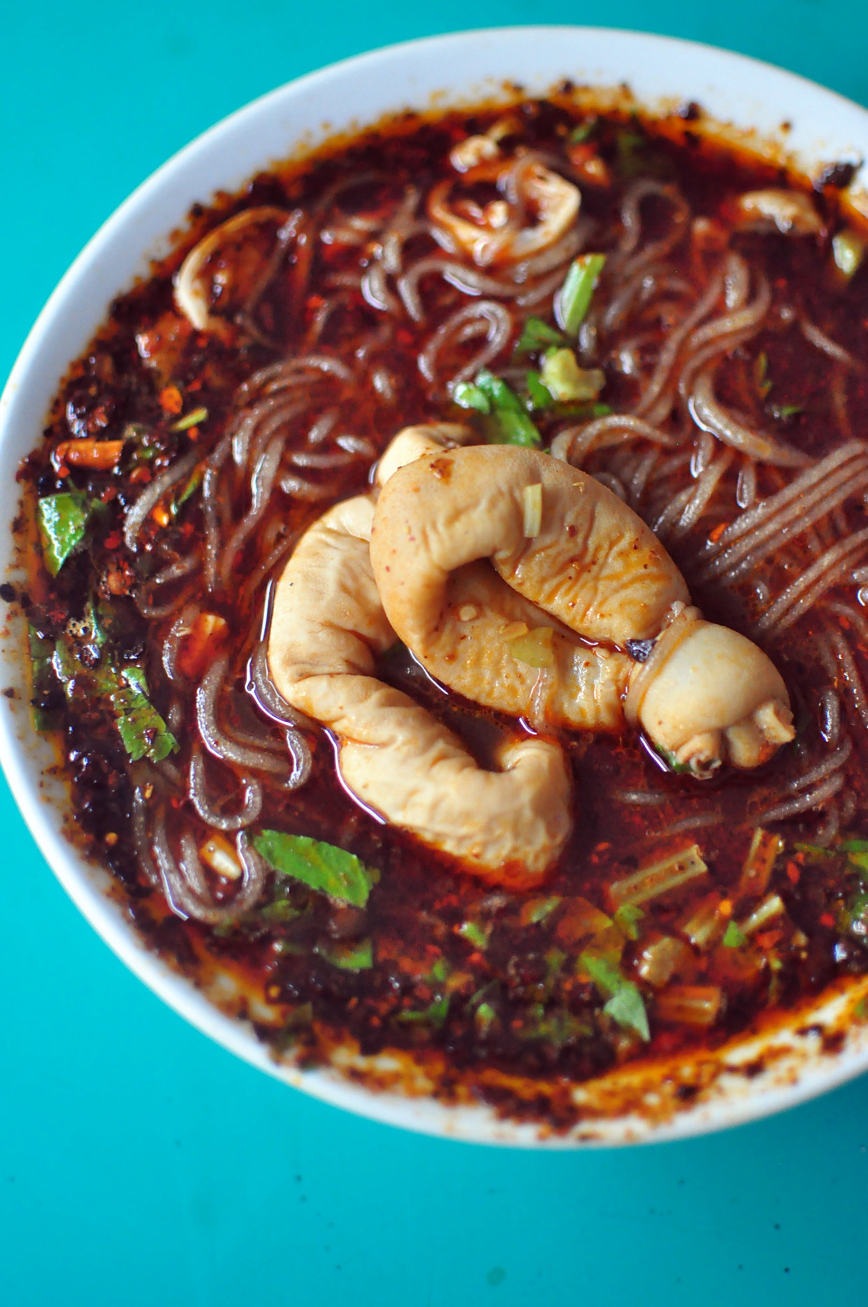 成都肥肠粉:麻辣鲜爽,色红味美!