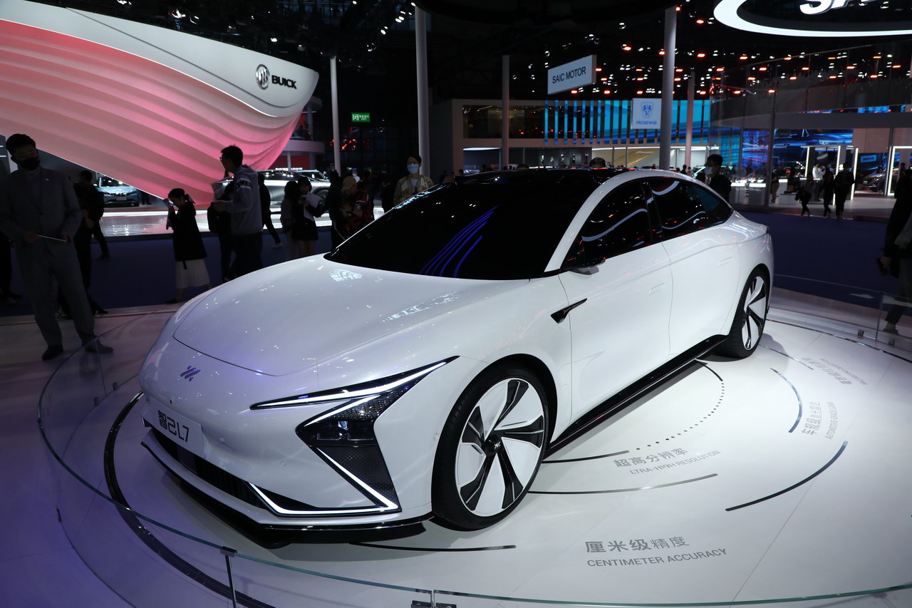 2021上海车展实拍:智己l7