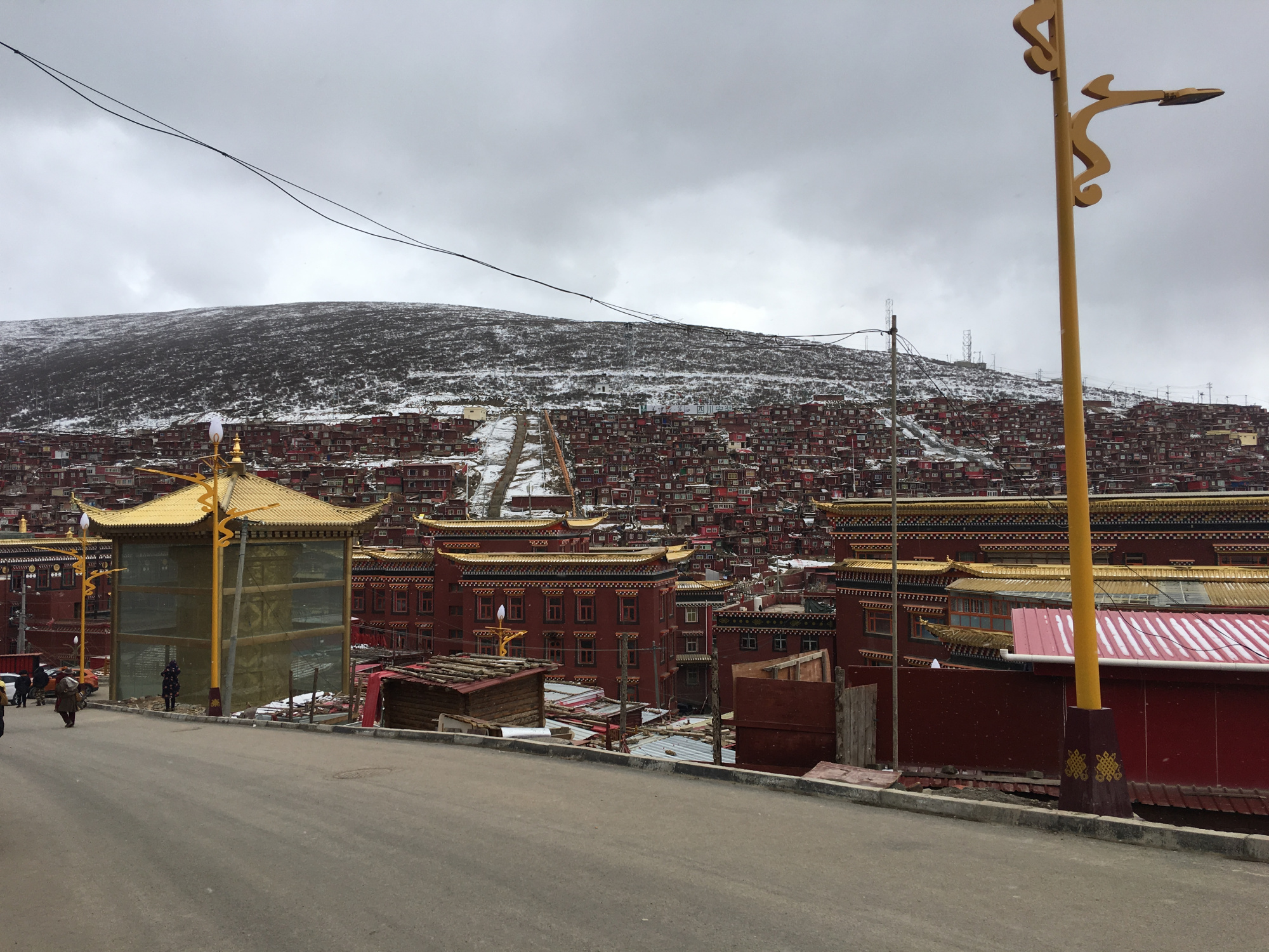 四川甘孜色达五明佛学院游玩美景分享