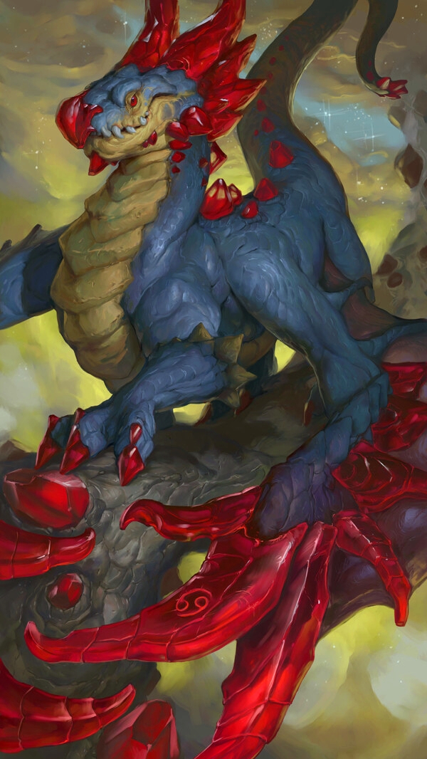 十二星座系列之2017版星座龙插画图集:和新版相比,你更喜欢哪个