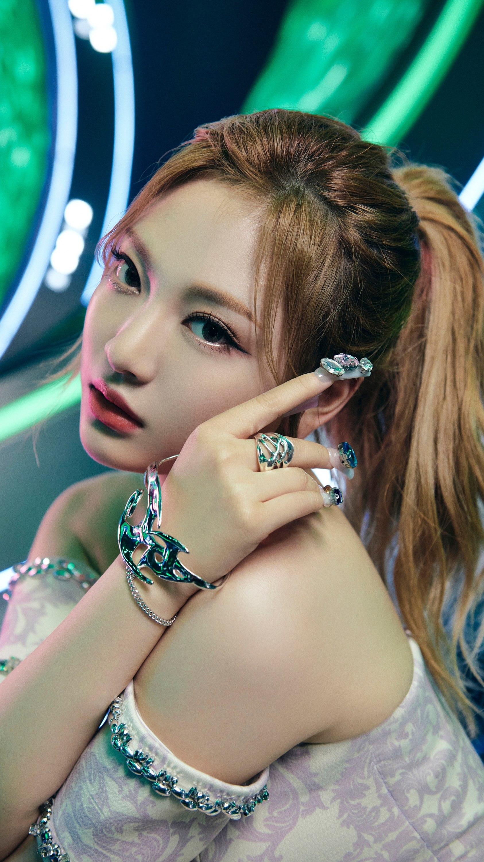 韩国女团aespa成员,美女歌手宁艺卓