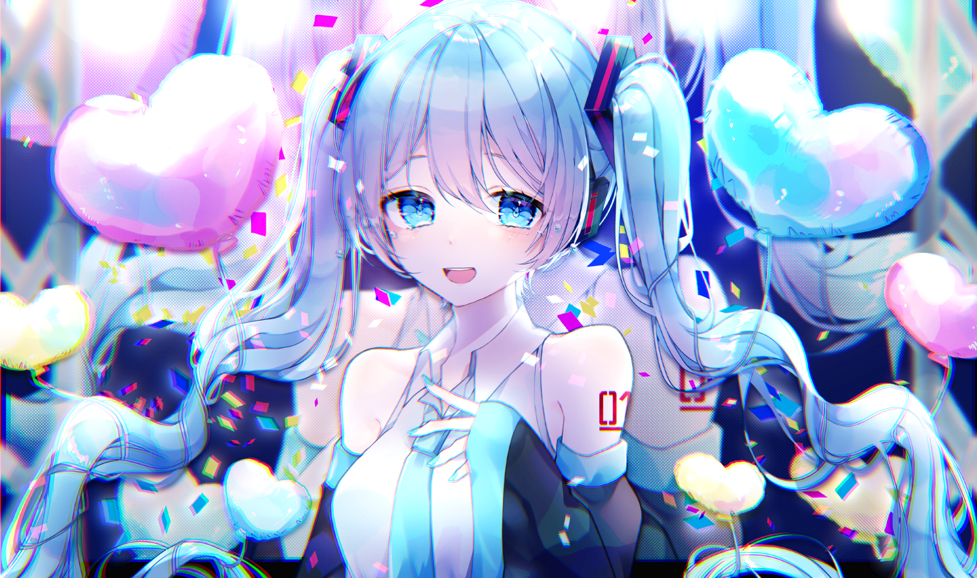 虚拟偶像"初音未来"13周年插画壁纸,喜欢的快收藏起来吧
