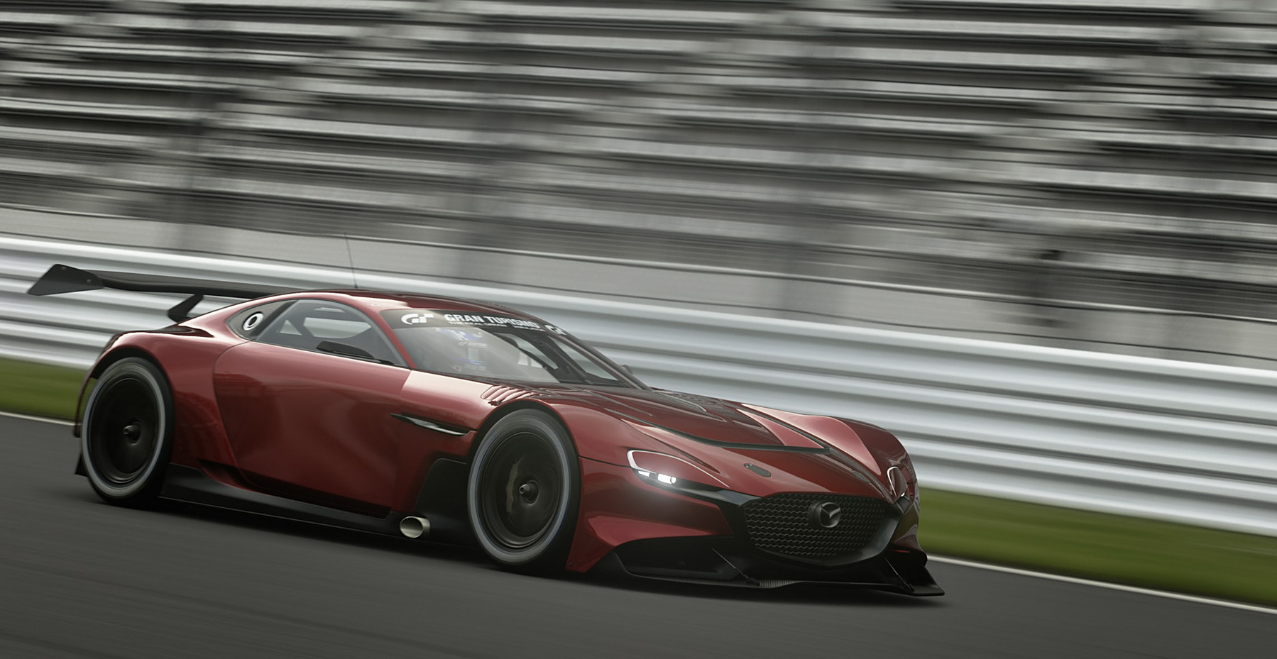 马自达发布虚拟跑车,源自概念跑车rx-vision,造型让人欲罢不能