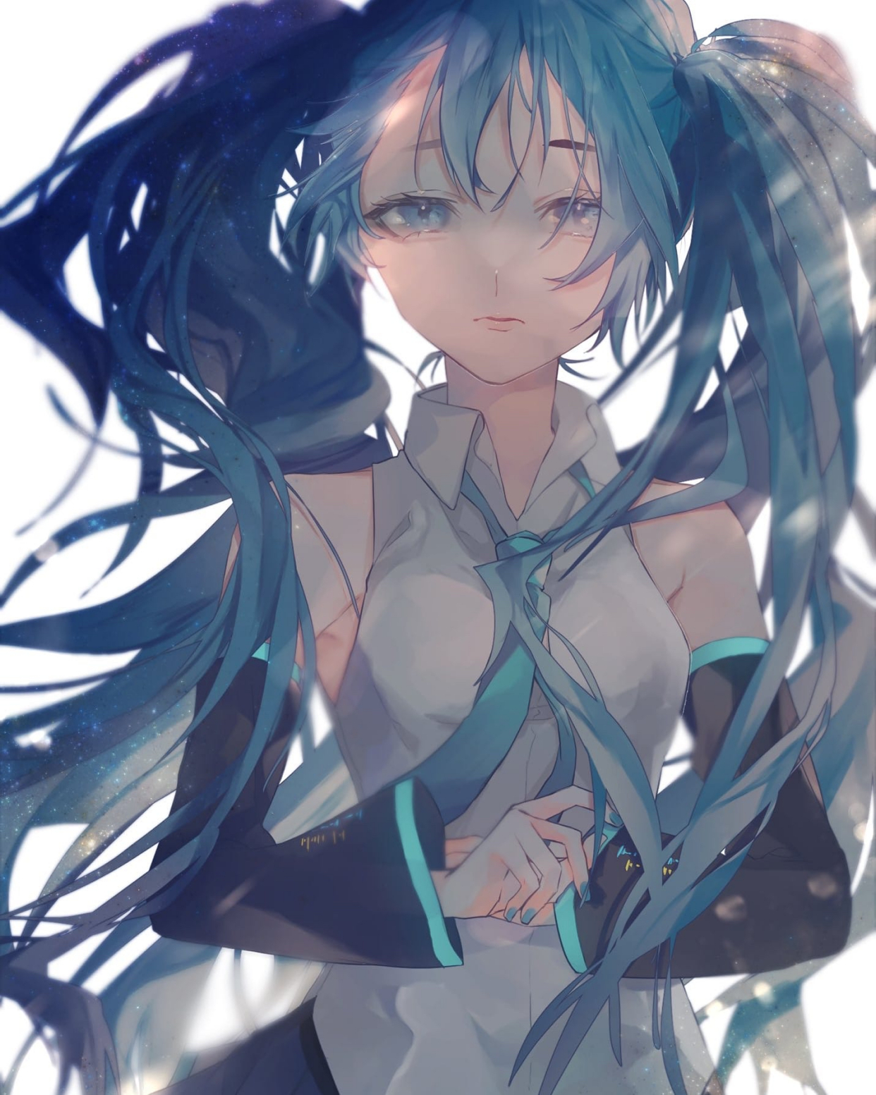 非常漂亮的一组初音未来同人插画作品欣赏!人物美型画风唯美!