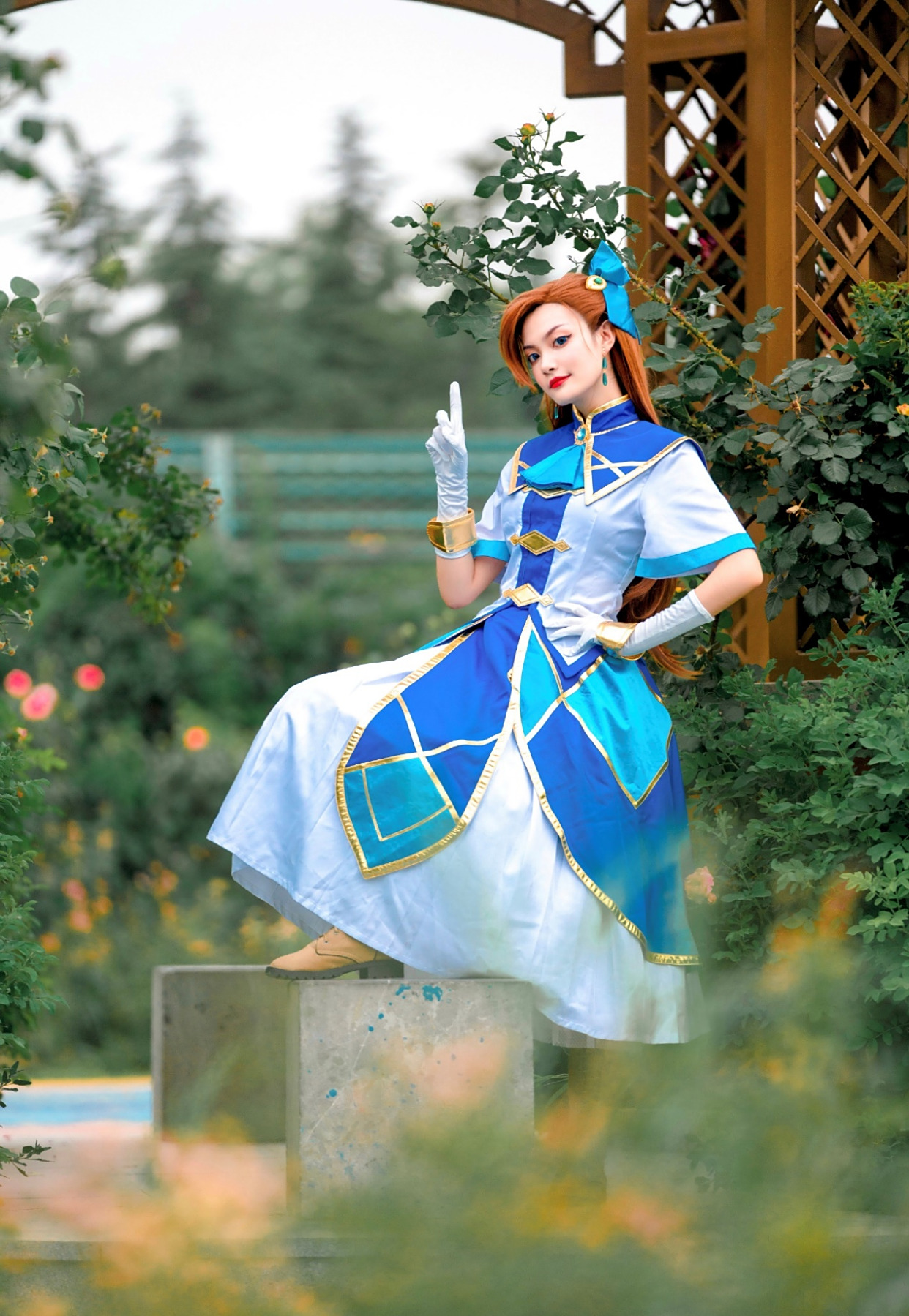 大小姐卡塔莉娜cos,傻傻惹人爱