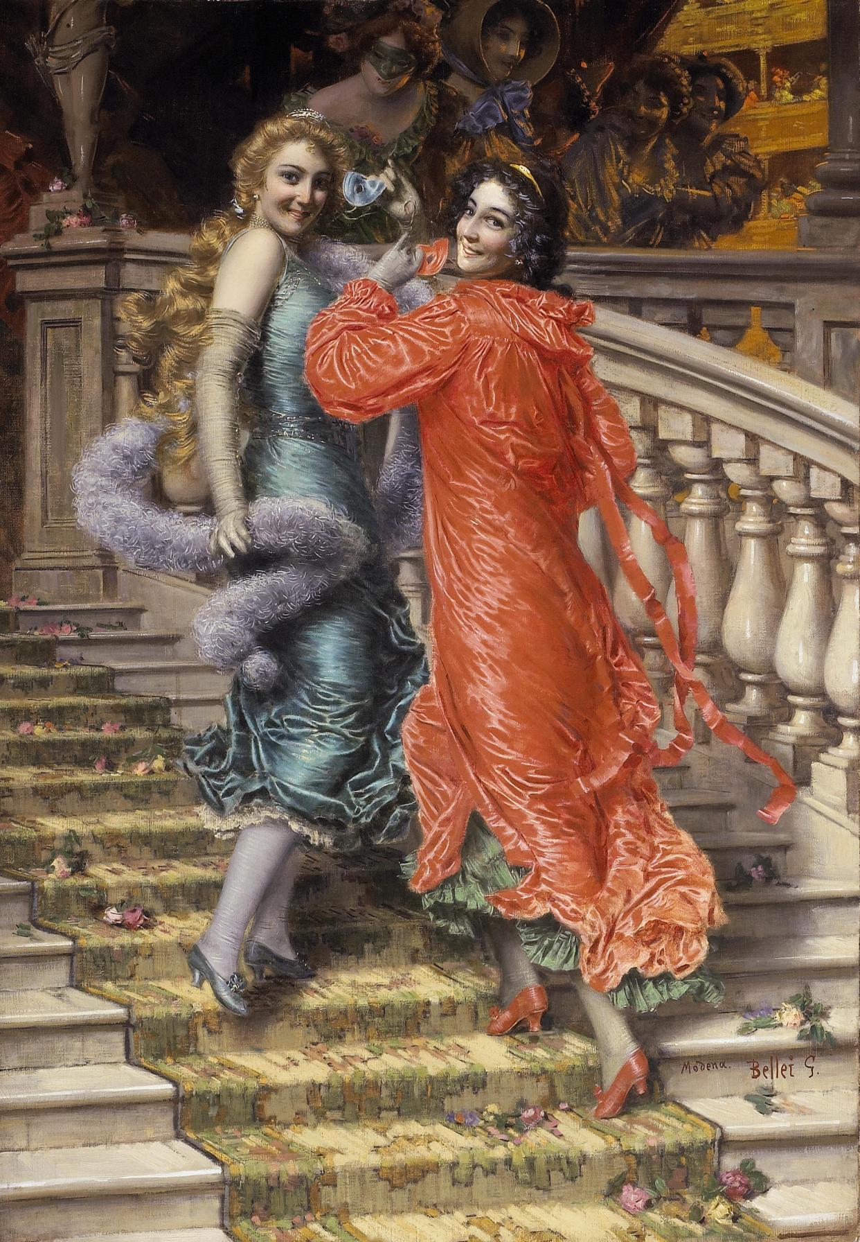 意大利画家佳丽·加埃塔诺(gaetano bellei,1857-1922)作品欣赏