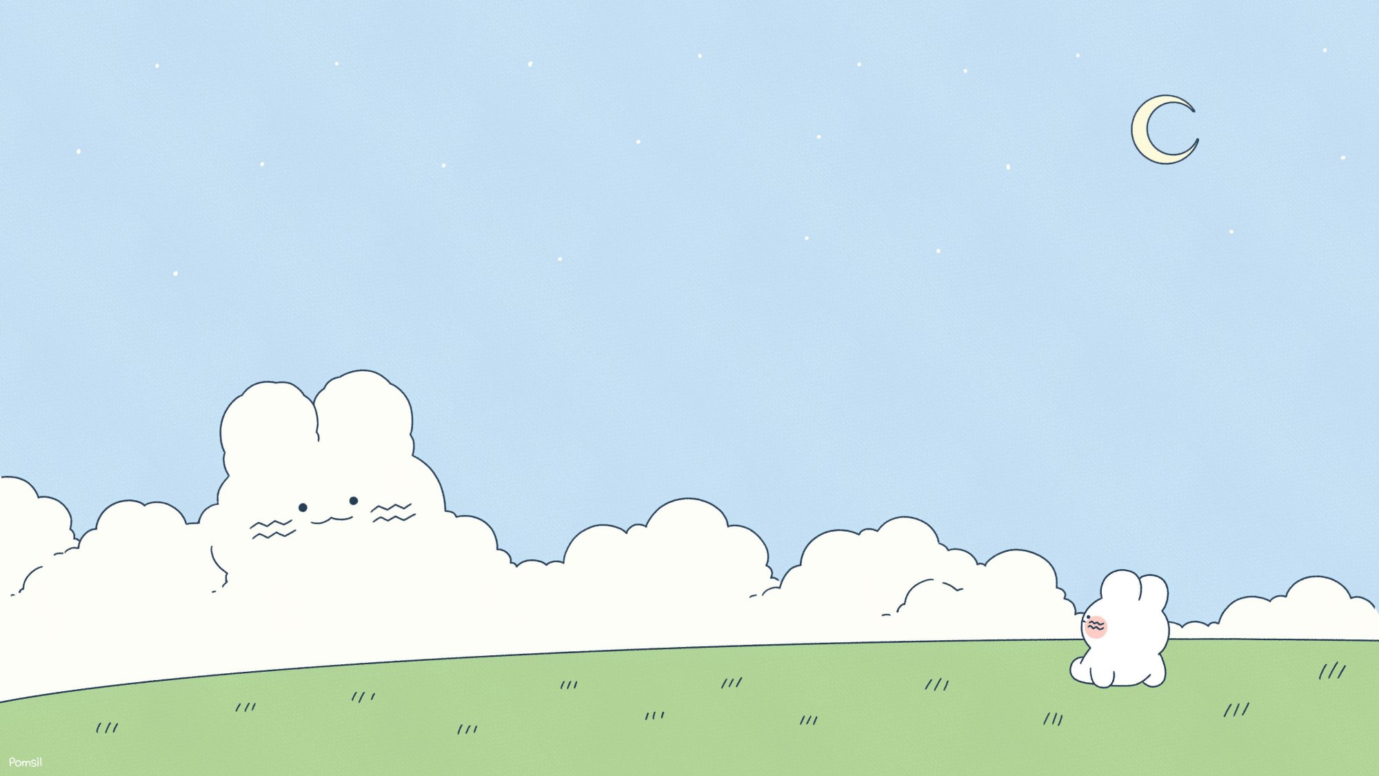 高清桌面壁纸,清新简单,非常适合你