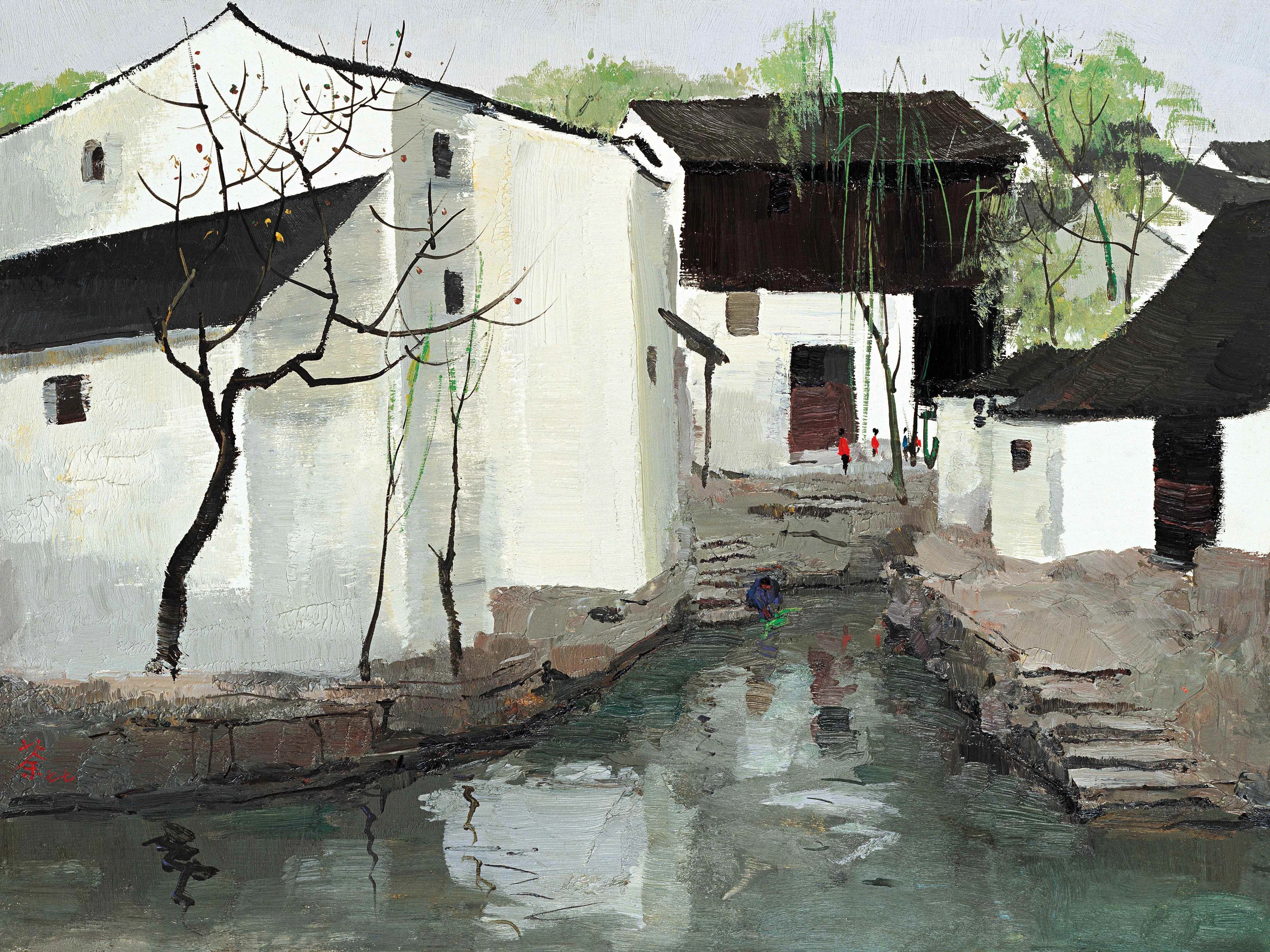 吴冠中油画作品 2