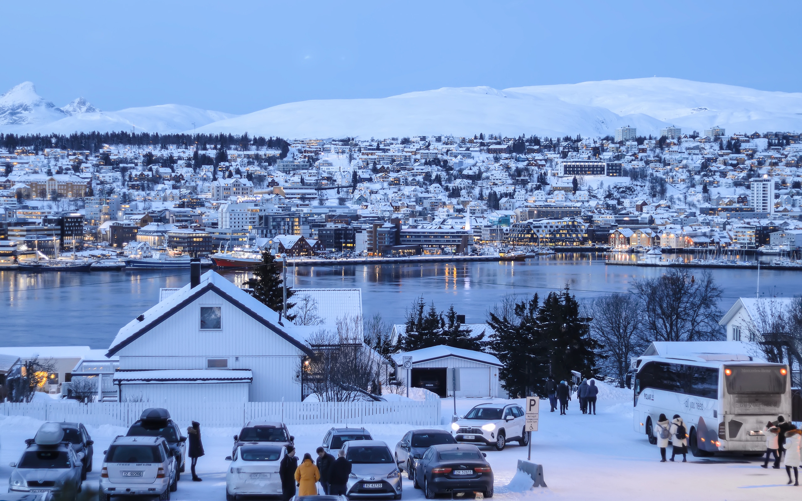 雪国挪威迷人景色