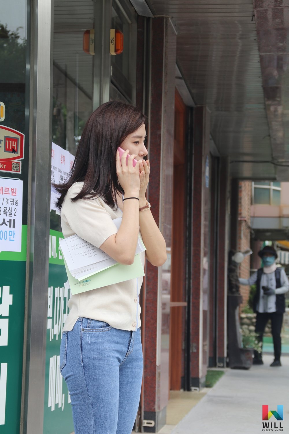 金素恩 电视剧拍摄现场