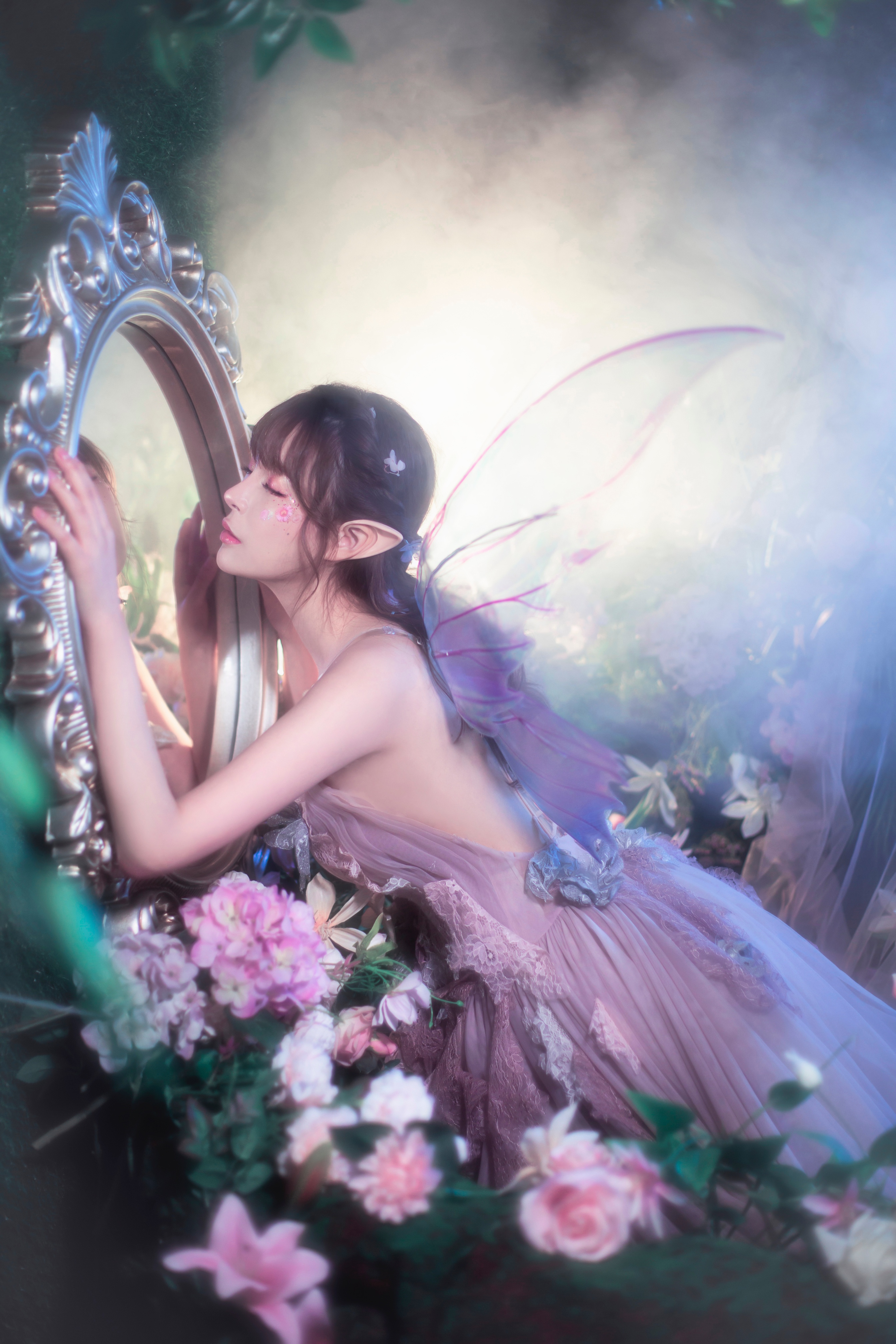 模特夏木颖 梦幻精灵公主风写真