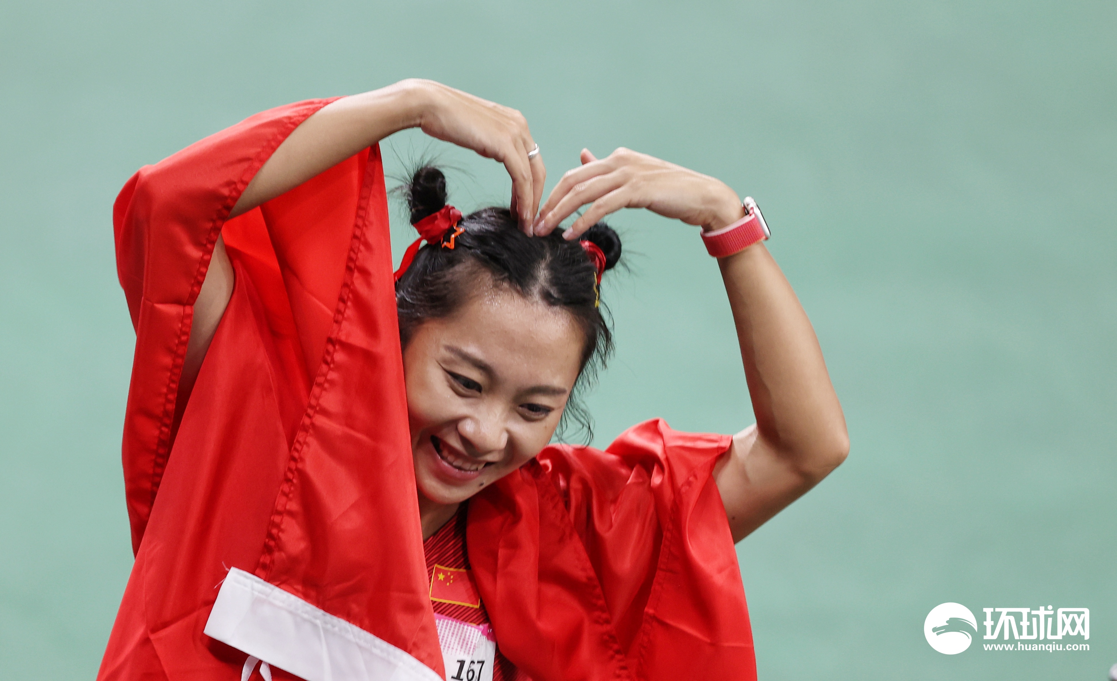 「图集」葛曼棋夺得杭州亚运会田径女子100米金牌