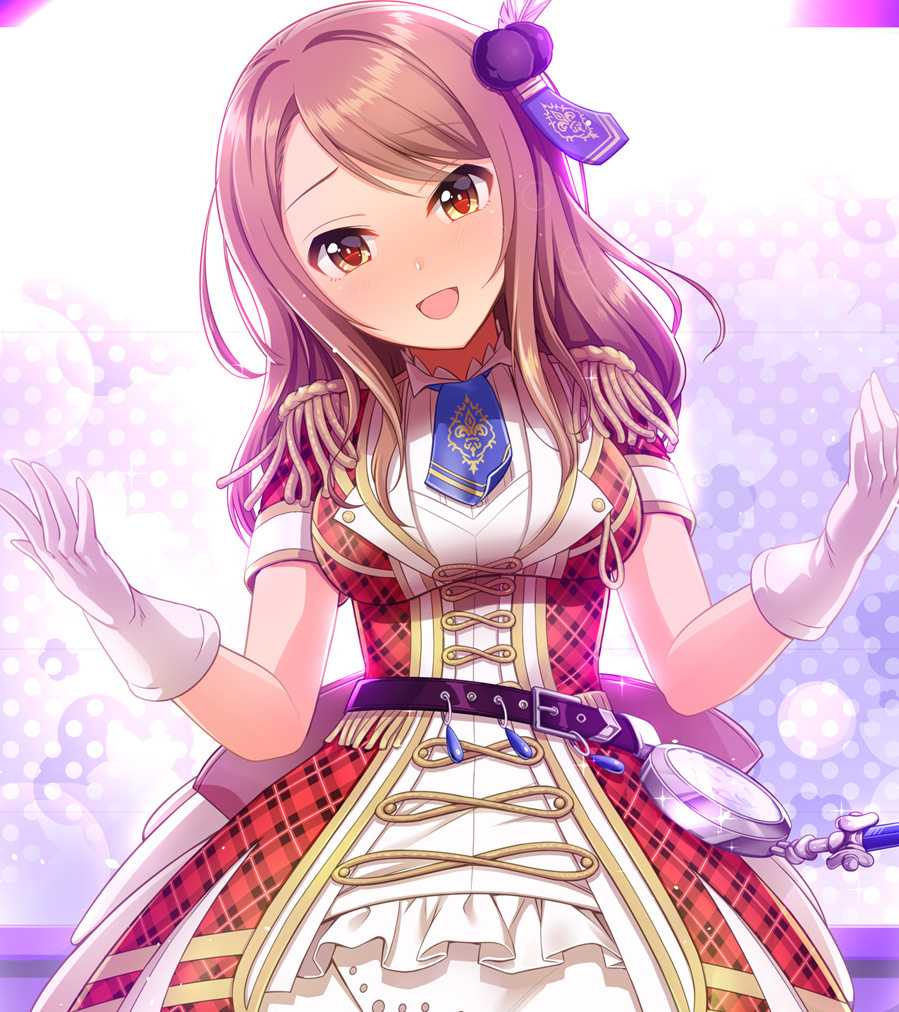 日漫《偶像大师》里灰姑娘"北条加蓮"的高清手机插画壁纸