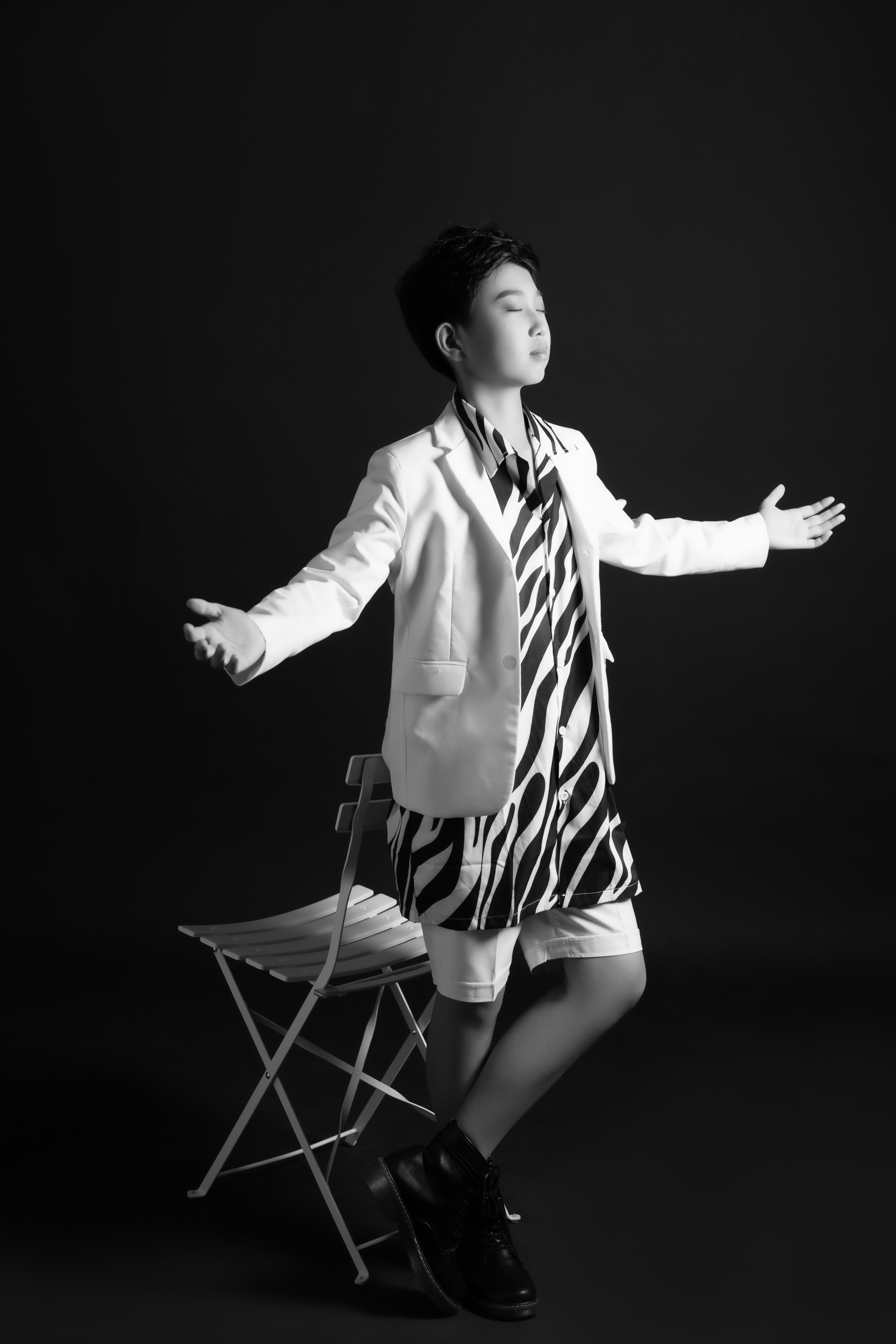 搏语童音少儿声乐小童星李禹辰近照小帅哥曝光