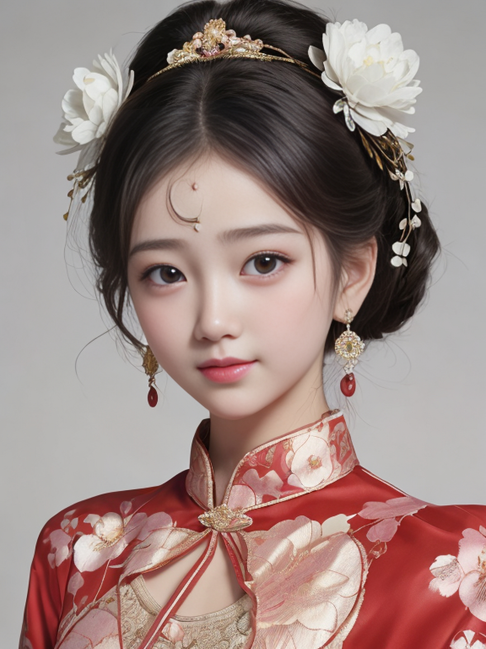 红妆美人,倾国倾城貌!#养眼美女