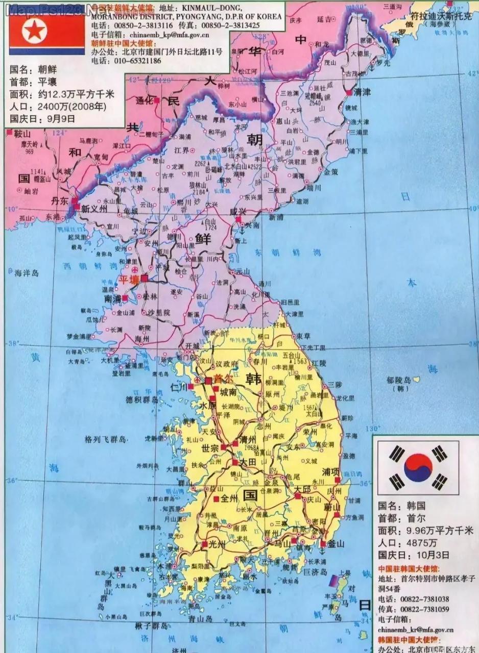 朝鲜韩国38线图片