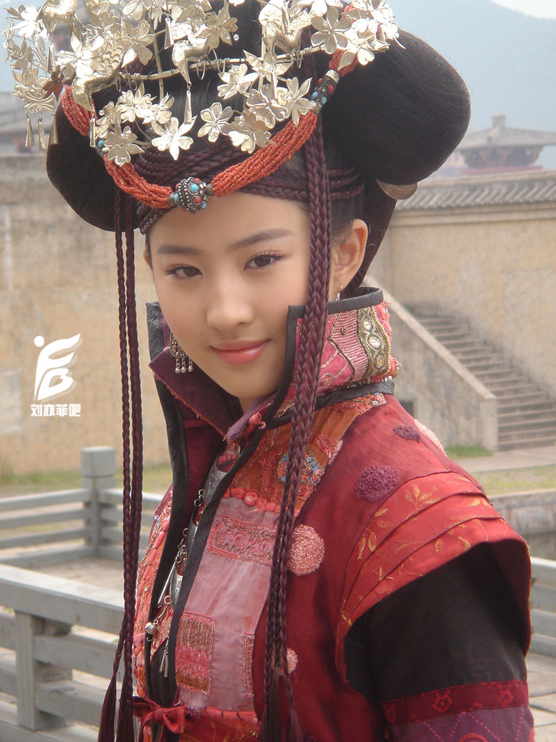 刘亦菲南诏国公主造型,美得像一幅画卷