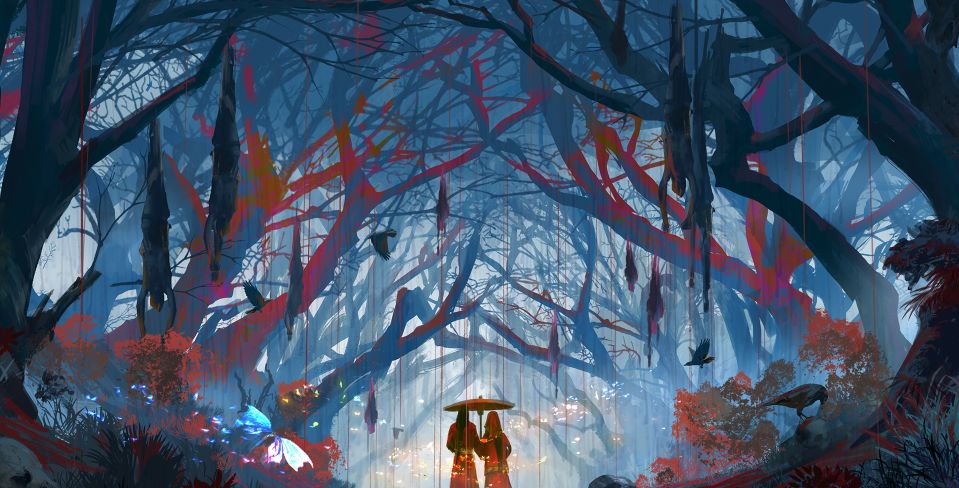 《天官赐福》动画公布明光殿概念图,细节令人"惊吓,期待pv