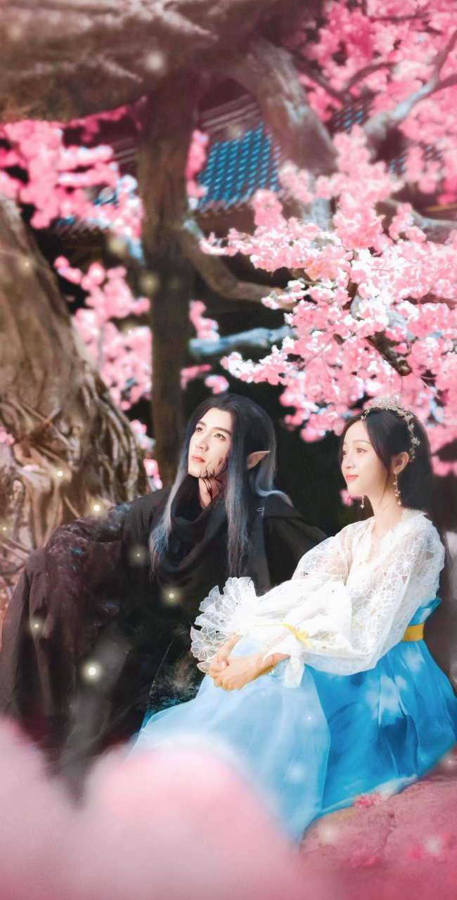 《郎君不如意》吴宣仪×陈哲远,花下接吻好浪漫