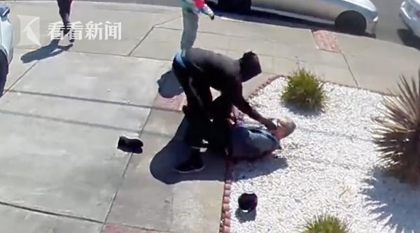 视频|美国亚裔老人遭抢劫扇耳光 不停呼救无人理睬