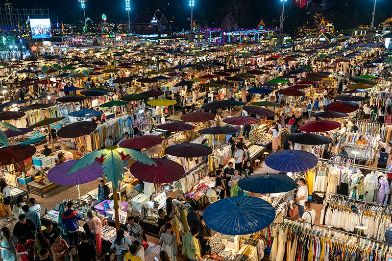 西贡夜市图片