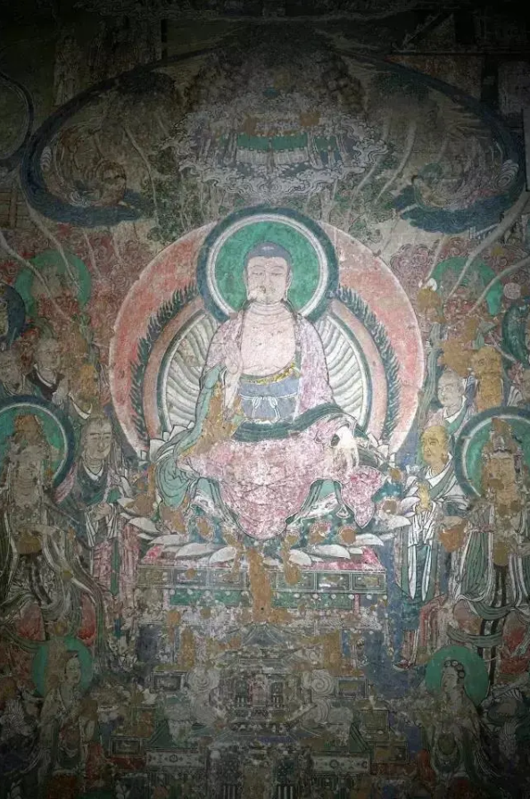 王岩松|岩山寺文殊殿金代壁画中所表现的山水画