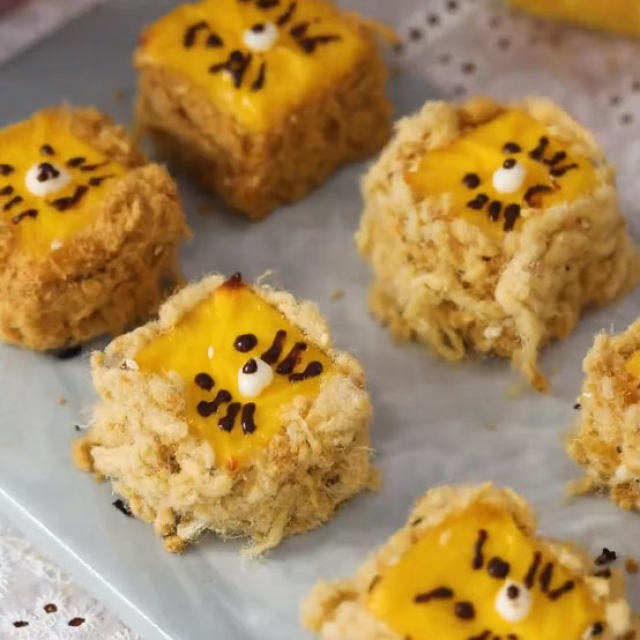 小狮子肉松小贝,儿童餐这样做,孩子抢着吃!