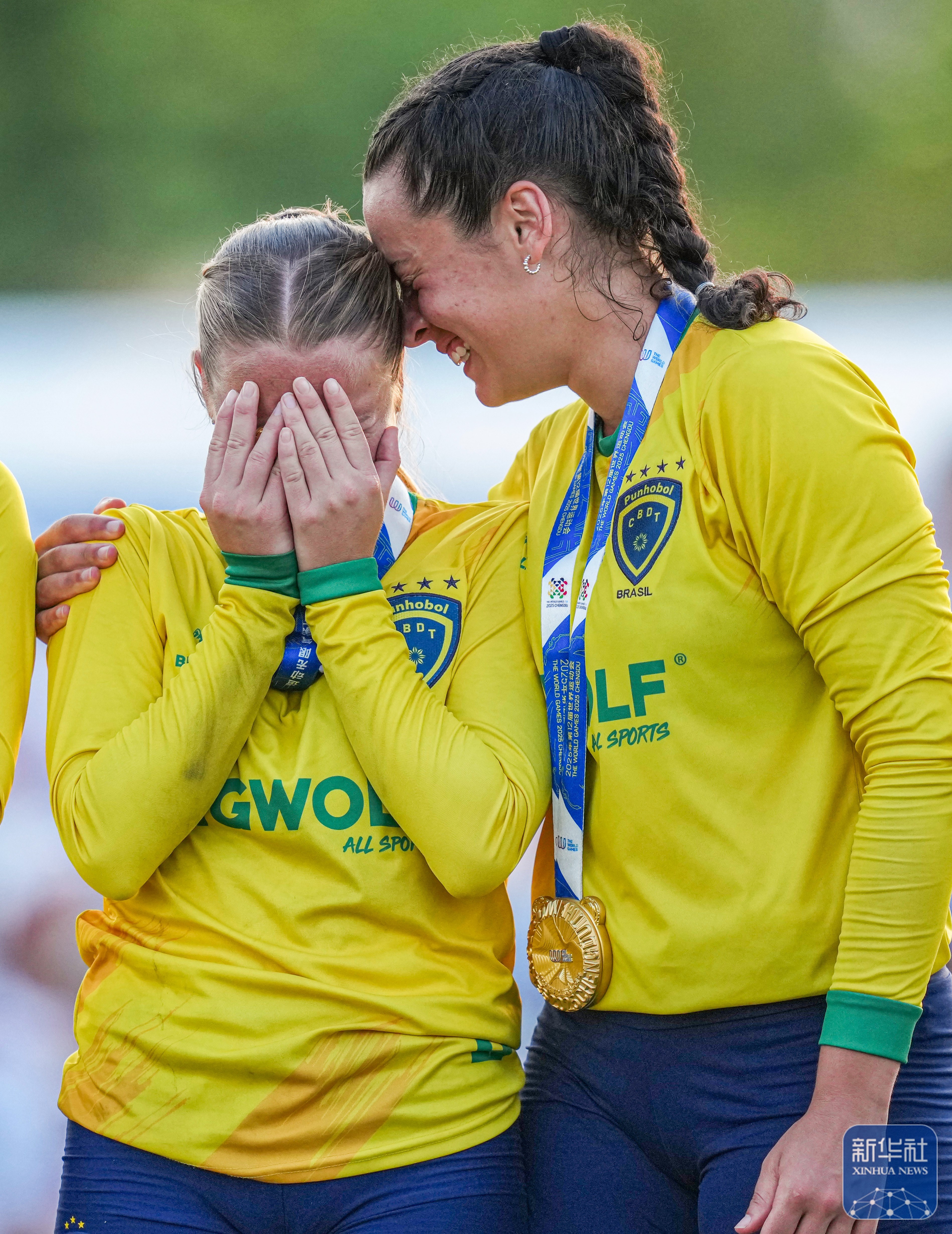 成都世运会丨巴西队夺得浮士德球女子冠军
