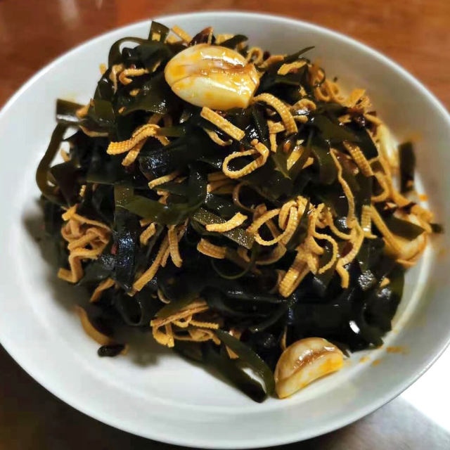 海带千张丝,清凉爽口,开胃下饭
