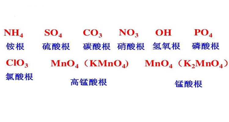 硝酸根离子化学式