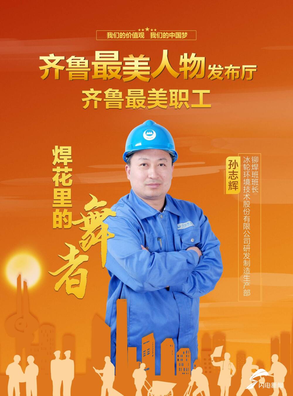 齐鲁最美职工丨孙志辉:焊花里的"舞者" 焊接产品遍布世界各地