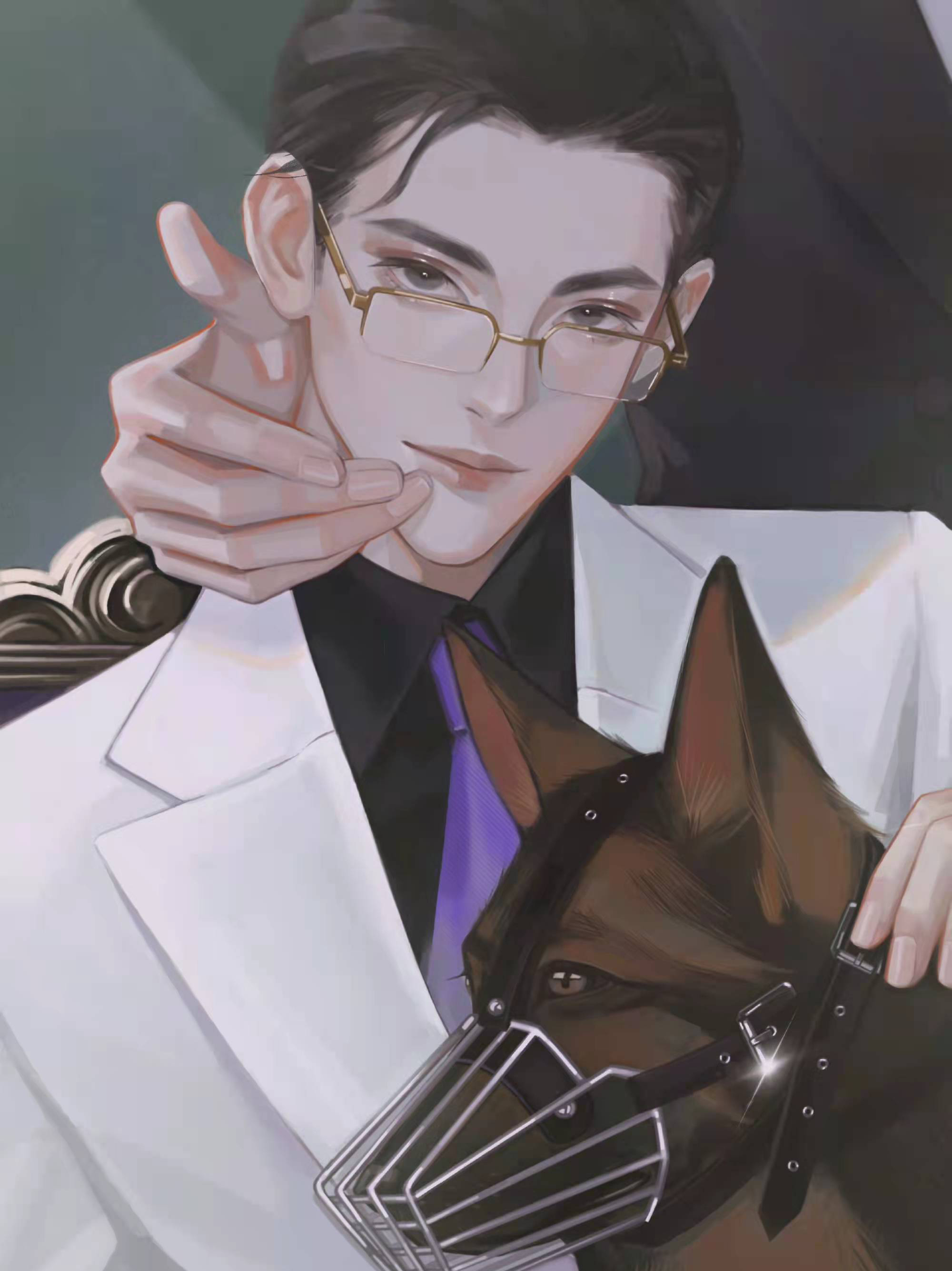 《针锋对决》漫画原顾人设图,顾总不愧是天仙,原炀的寸头不见了