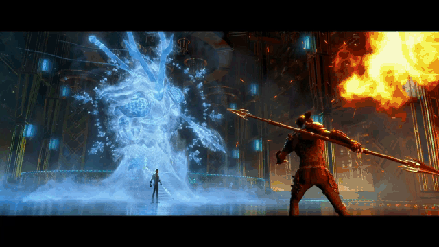 对决一触即发,潜力,动作流畅,细腻,电光火石般的对决.