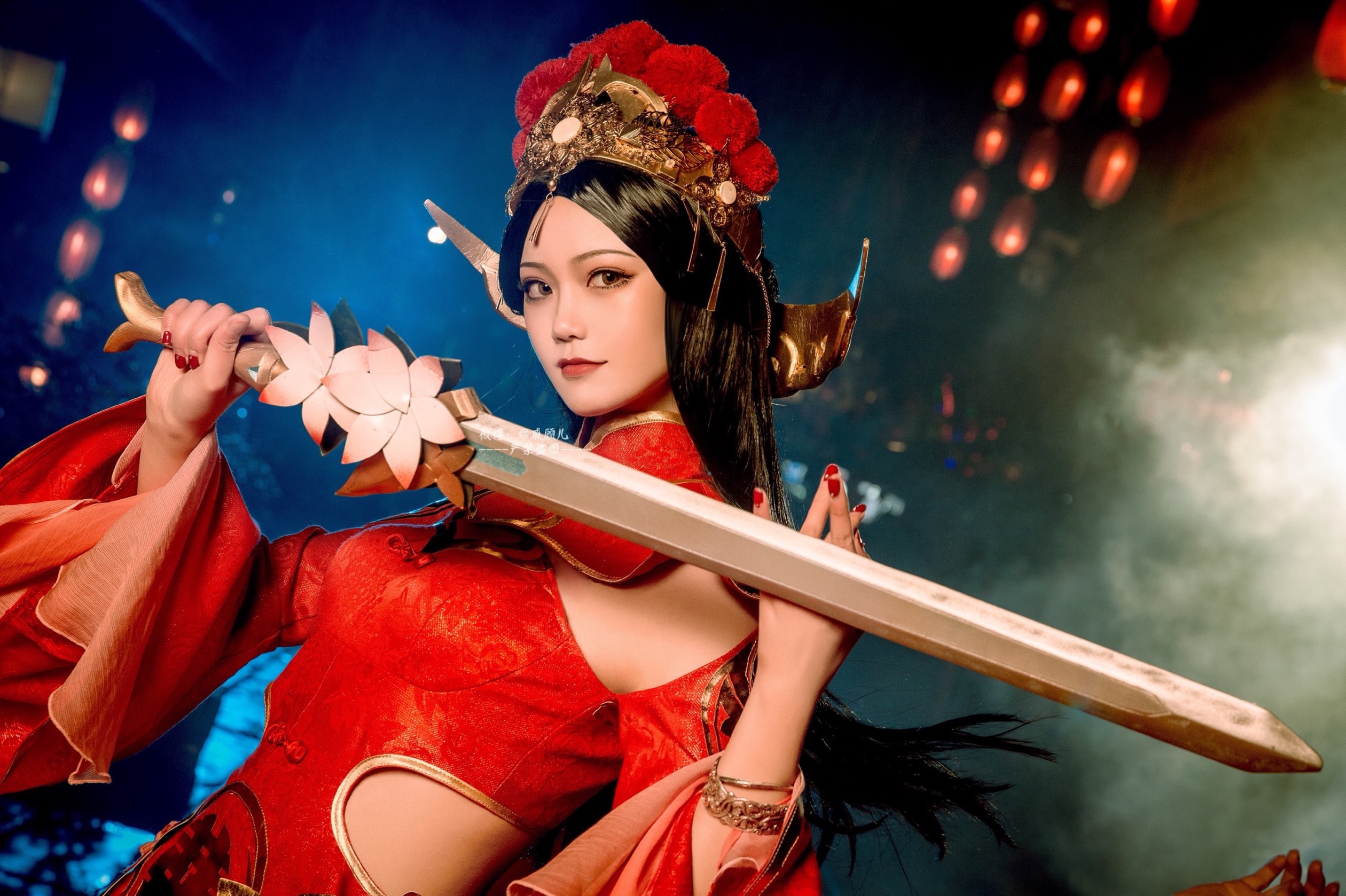 二次元cos:王者荣耀·露娜·一生所爱丨戚顾儿miki