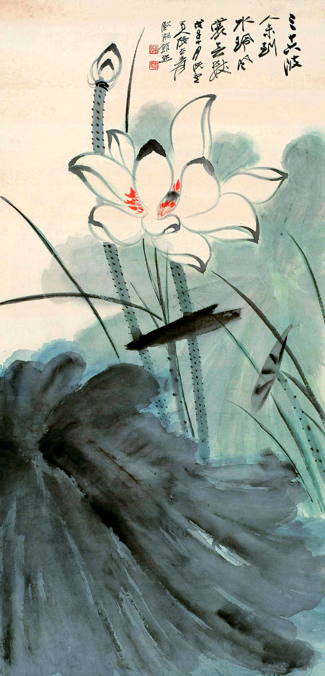 张大千:荷花画之宗师,艺术生涯的永恒探索