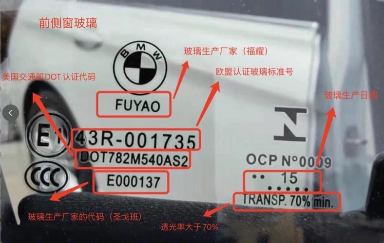 在汽车玻璃上,a和s1的标识代表着玻璃的透光率,这关乎驾驶时的视线