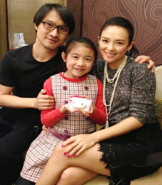 章子怡,汪峰与熙熙