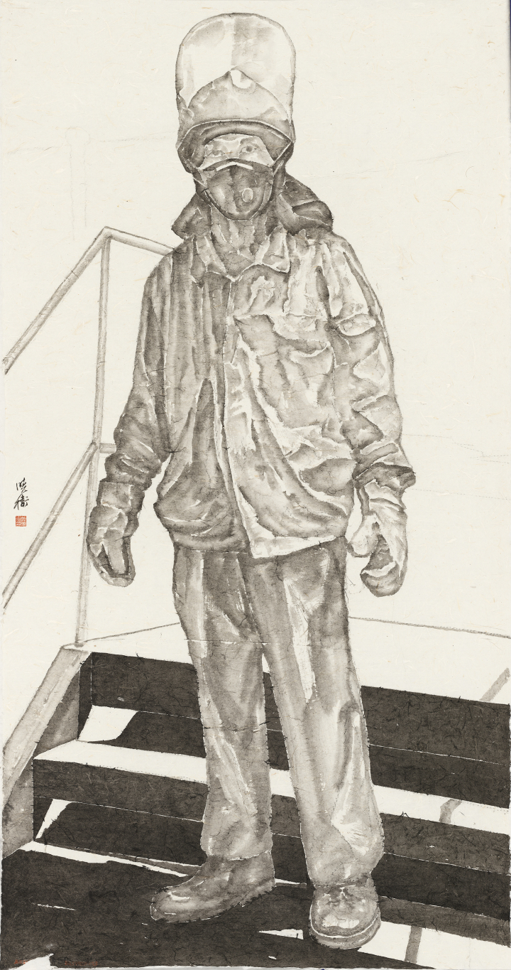 浙派人物画家莫晓卫中国画作品展在杭展出