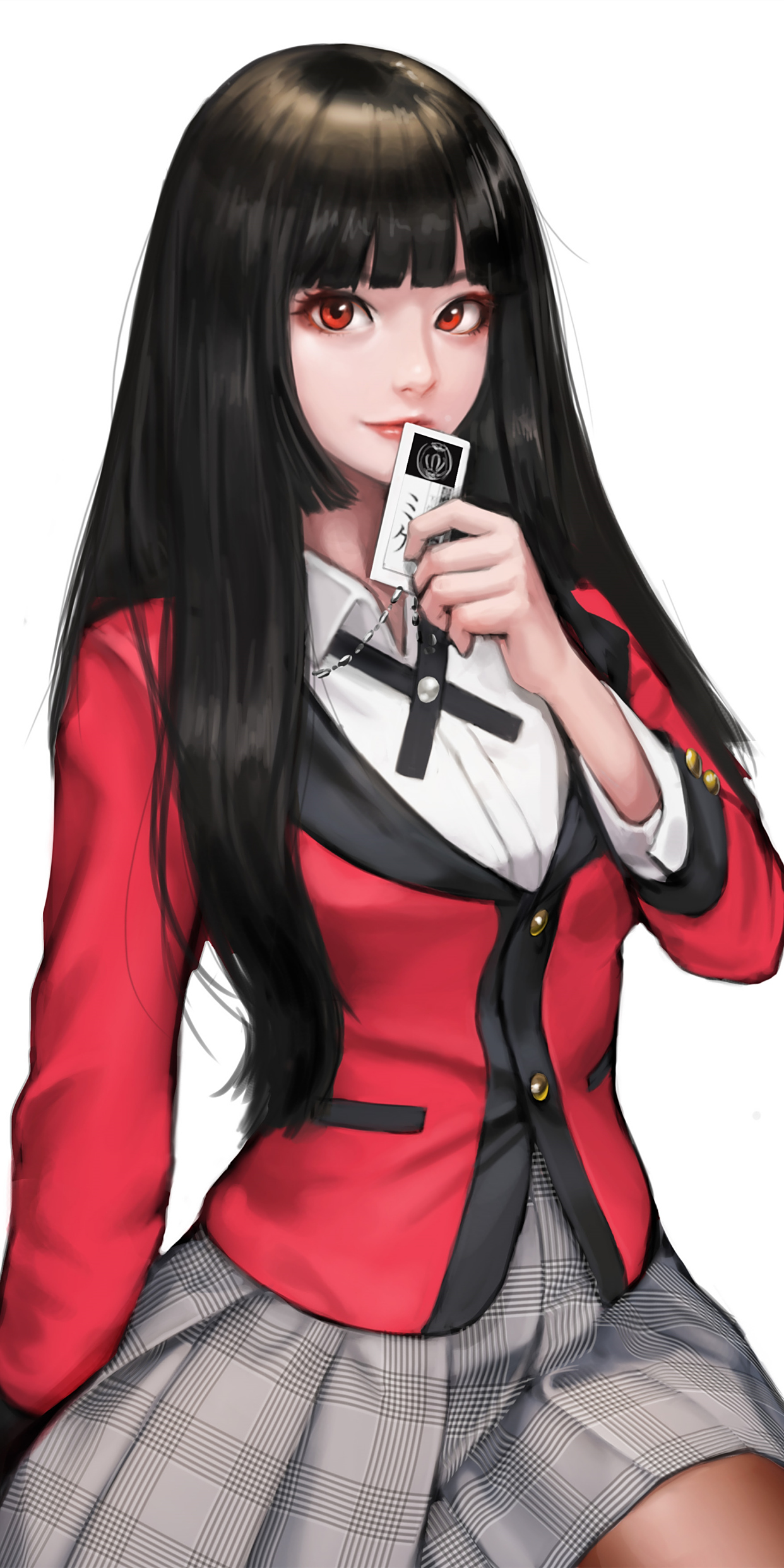 《狂赌之渊》蛇喰梦子,梦子常胜的秘诀在于,她有写轮眼,壁纸